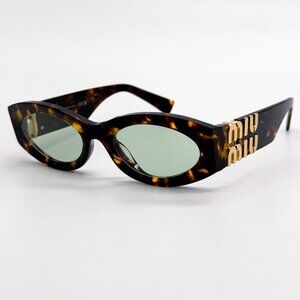 NEW MIU MIU SUNGLASSES MU11WS 14L50O HAVANA WOMEN MU 11WS SMU 11W